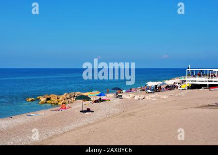 Strand von capo d'orlando messina sizilien italien Stockfoto