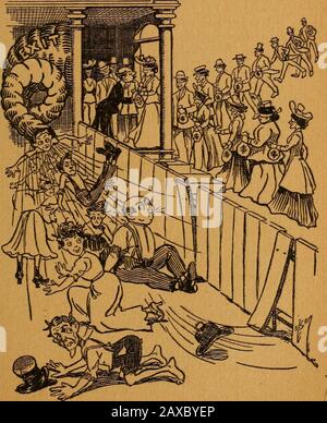 Die Veredler Amerikas, wer sie sind und wie sie arbeiten. Fl. 98 DIE ABENTEUER UND ARBEITEN May I2th, Mr. And Mrs Delmonta Marriage Bureau, Zwölfter und State St., betrieben von Oscar L. Wells, Raidedand geschlossen. 17. Mai, Belmont Correspondant Club, 12-14 StateSt., geleitet von George H. Belmont, Doc. Moses, M. Fel-cherman und Oscar L. Wells. Orte überfielen; literaturisiert und durch Anordnung des Gerichts zerstört. Promotershaftete und Wells verurteilte den Justizminister John K. Prinde-ville zu einer Geldstrafe von 200 Dollar. Mai, Clays American Bureau of Correspondence, 62 Ada St., betrieben von J. H. Carson, alias GoodmanClay. Überfallen und geschlossen Stockfoto