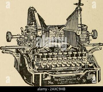 Verbeugungen in der Bienenkultur . Vol. XLIY 1. MÄRZ, 1916 Nr. 5 A New Model Typewriter OLIVEN/ The Standard Visible Writer M^^^ JETZT KAUFEN! Ja, der krönende Triumph der Schreibmaschine ist da! Es ist gerade out - und es kommt Jahre, bevor Experten es erwartungsgemäß erwarten.Für Hersteller haben sich eine Hfe-Zeit gestribt, um diese ideale Maschine zu erreichen.Und Ohver hat wieder gewonnen, wie wir beim ersten sichtbaren Schreiben der Evorlden erzielten. Es gibt wirklich keine andere Schreibmaschine auf der Erde wie diesen neuen Oliver 9. Denken Sie an so leichte Berührungen, dass die Lauffläche eines Jtittenwird die Tasten laufen lassen!. Achtung! Warnung! Dieser geniale neue Oliver kommt auf den althergebrachten Preis. ICH Stockfoto