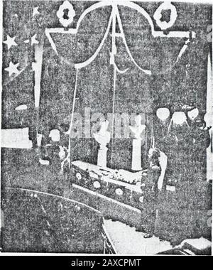 Die Ermordung von Abraham Lincoln. Madefrom the original photography isin the Files of the IllinoisHistorical Society in Spring-field, m. Das Original in Springfield In Springfield, Miss MargaretFlint, Assistentin der Staatshistorikerin von Illinois, sagte, der Druck, der der Gesellschaft im Jahr 1940 präsentiert wurde, sei in Sammlungen von den Familien von John Nicolay-nd John Hay, Lincoln secre-taries, gewesen. Die Kollektionen wurden der Gesellschaft von MRS präsentiert. Alice Hay Wadsworth, Tochter von Hay. Miss Flint sagte, dass Record^ zeigte, dass zwei photgTi-phs von Lincoln, seinem Sarg, von Guj-ney & Sons, New Yorkfotografen gemacht wurden. B. Stockfoto