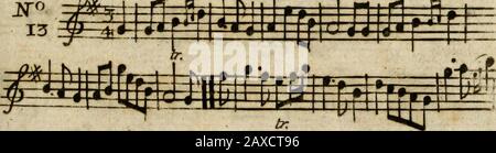 Orpheus Caledonius: Oder, EINE Sammlung von schottischen Liedern. . -&gt;frfff" mmam £=? R^rfrf^rnIiiffTri i II I! "E* Einen Tag hörte JftaryTay TR.. FfTffH^iinfuiin Die Braes of Harrow Stockfoto