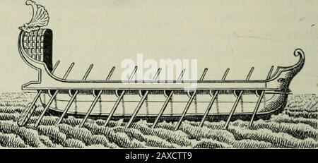 Die britische Nation eine Geschichte / von George MWrong . Briten, die natives Kostüm zeigen. 20 DIE BRITISCHE NATION unter ihnen wenig gefallen. Sie waren eitel, untätig, andquarellfrei. Die britischen Volksstämme wurden von Fürsten regiert, deren Macht groß, aber nicht absolut war, da die Freiherren der Triberegierung wichtige Angelegenheiten beschlossen. Die Religionund Religion von war der Druidismus, von den wir wissen, aber dimlyden Briten. ^j^^ ^.^^^ Bedeutung. Die Druiden bekennen sich zu einem Entdeckerstand sowohl der Bewegungen der himmlischen Bodiesen als auch deren Einfluss auf das menschliche Schicksal. Sie glauben an das Leben der Seele nach dem Tod und an das H Stockfoto