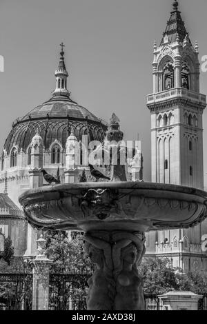 Kirche San Manuel y San Benito Stockfoto