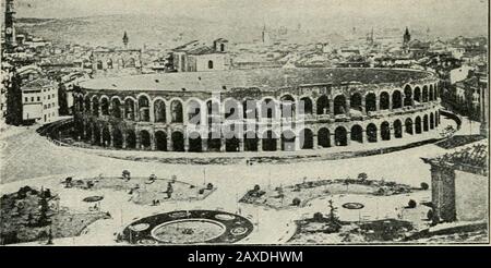 Römische Städte in Italien und Dalmatien. Verona, Amphitheater Stockfoto