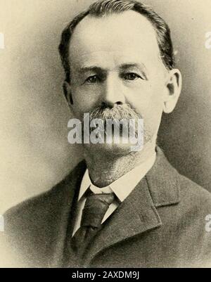 Geschichte der Grafschaften allen und Woodson, Kansas: Mit Porträts bekannter Menschen dieser Grafschaften verschönert, mit Biographien unserer repräsentativen Bürger, Einschnitten öffentlicher Gebäude und einer Karte der einzelnen Bezirke. Sippirivers und Flat Booting und Steam Booting umfassten sein Geschäft. Hemade achtundzwanzig Reisen von Marieta nach New Orleans und in dem Jahr, in dem er dem Fluss folgte, sammelte er beträchtlichen Besitz. Er gab den Fluss mit zweiundvierzig Jahren auf und nahm seine Familie in den neuen Bundesstaat Iowa. Er hatte zwei Ziele, in den Präriestaat im Norden zu gehen; eines -.vasto kommt weg Stockfoto