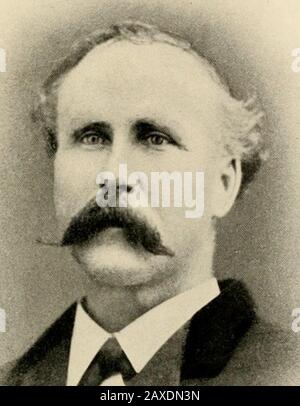 Geschichte der Grafschaften allen und Woodson, Kansas: Mit Porträts bekannter Menschen dieser Grafschaften, mit Biographien unserer repräsentativen Bürger, Einschnitten öffentlicher Gebäude und einer Karte der einzelnen Bezirke verschönert. Er fünfziger Jahre, als er in seine Heimat in New York einzog und bis zum i860 blieb. Das Jahr vor dem Kriegsausbruch ging er nach Pennsylvania und das nextyear enli-Sted in den Elften Pennsylvania Volunteers, drei Monthsdiensten. Er trat erneut in der Fourth oder Fifth United States Artillery an und kämpfte in der Schlacht von Gettysburg in der Nähe des Hauptquartiers General Hancocks. Er erreichte die Stockfoto