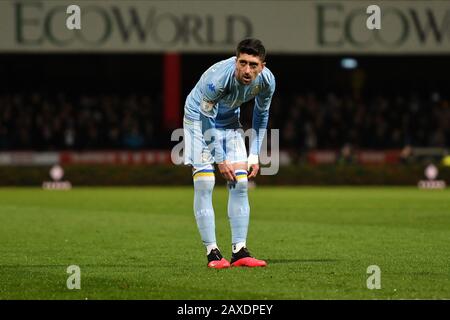 Brentford, Großbritannien. Februar 2020. Pablo Hernández von Leeds während des Sky Bet Championship Matches zwischen Brentford und Leeds United im Griffin Park, London am Dienstag, 11. Februar 2020. (Kredit: Ivan Yordanov/MI News)Foto darf nur für redaktionelle Zwecke in Zeitungen und/oder Zeitschriften verwendet werden, Lizenz für kommerzielle Nutzung erforderlich Kredit: MI News & Sport /Alamy Live News Stockfoto