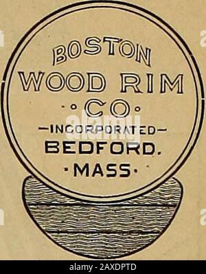 Die Rad- und Radfahrerprüfung . Boston Wood Rim Co., Bedford, Mass.: Gentlemen:-In den letzten zwei Jahren haben wir Ihre Felge almostexklusiv für unseren Abnehmbaren Dunlop Reifen verwendet, der sie an alle führenden Hersteller in den Vereinigten Staaten liefert, Und wir freuen uns sehr, Ihnen mitteilen zu können, dass die Zufriedenheit mit ihr in jeder Hinsicht sehr zufriedenstellend war, und unsere Bestellungen wurden mit lobenswerter Schnelligkeit erfüllt. Wir freuen uns, Ihnen die Möglichkeit zu geben, Ihre Waren dem Handel zu empfehlen und Ihnen zu versichern, dass wir sie weiterhin verwenden werden.Sehr wirklich Ihr, DER AMERIKANISCHE DUNLOP REIFEN CO Stockfoto