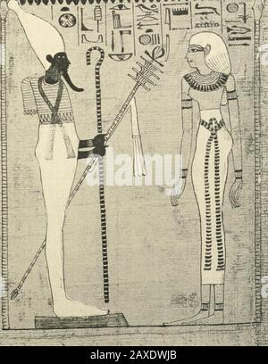 Papyrus funéraires de la XXIe Dynastie. rr:^^.-f^ :;?-. -FS Papyrus de Nesikhonsou. Pl. II 12 i;( li) Papyrus de Nesikhonsou. Pl. XIII III T?yd:^^^]L.^Ji^^^?*^Xtifim^^^ 1 1 cu.il. Stockfoto