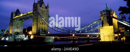 Tower Bridge, London, Vereinigtes Königreich Stockfoto