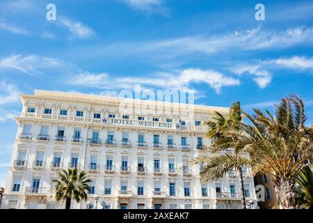 Hotel West End, Luxushotel an der Promenade des Anglais, Nizza, französische Riviera Stockfoto