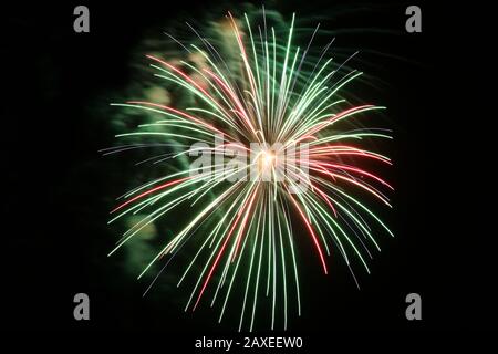 Feuerwerk am Canada Day Stockfoto