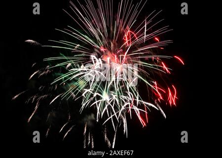 Feuerwerk am Canada Day Stockfoto