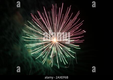 Feuerwerk am Canada Day Stockfoto