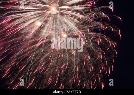 Feuerwerk am Canada Day Stockfoto