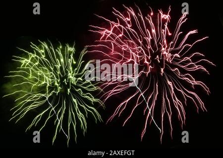 Feuerwerk am Canada Day Stockfoto
