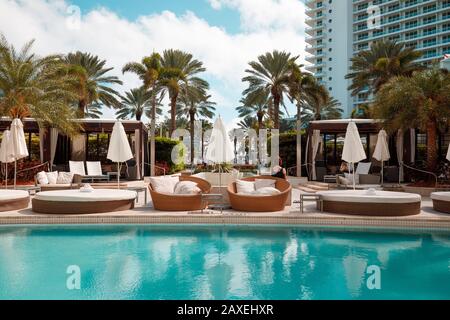 Hotel Fontainebleau in Miami Beach, Florida Stockfoto