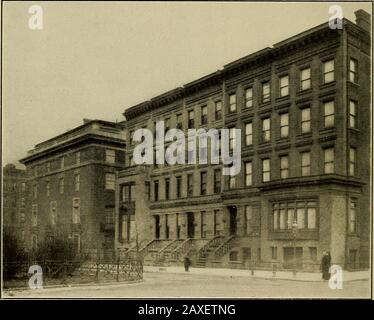 Palastartige Häuser in der Stadt New York und die dort in befindlichen Bewohner in ..arrangierten für die Bequemlichkeit des Passanten. WOHNSITZ VON MR. UND MRS. F. B. JENNINGS Nr. 86 Pauk Avenue und Nr. West Corner 39th Street An Crest of Murray Hill Park Avenue. Nein. Southeast Corner 39th Street.Mr. Und Mrs. William R. Brown. SOUTHAVEST Ecke 39. Straße. Mrs. D. Willis James.Mr. Und Mrs. John G. McCullough.Mr. Und Mrs. C. H. Dodge.Mr. Und Mrs. Arthur C. James.Southwest Corner 40th Street. Frau William H. Payne. 79 88909298 37. Blick AUF DIE PARK AVENUE North Fro^f 70th Street, Links, Über Parkplatz, Residenz Stockfoto