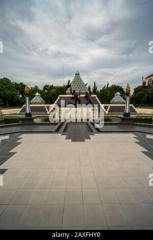 Heldendenkmal und Museum in Surabaya, Ostjava, Indonesien Stockfoto