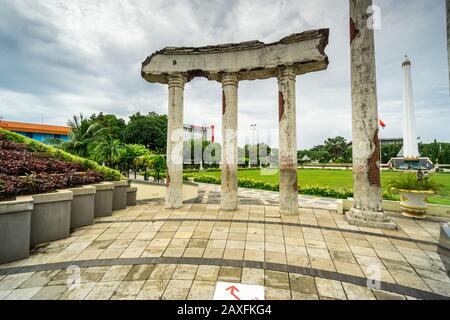 Heldendenkmal und Museum in Surabaya, Ostjava, Indonesien Stockfoto