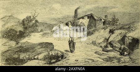 Italien von den Alpen bis zum Ätna. Der Monte Adamo ist in markanten Umrissen gegen den blauen Himmel gestaltet, kleine Bäche und Zuflüsse schneiden sich scharf in die Ufer und die Oberfläche des Sees ist schmal. Aber je weiter wir in Richtung E 2 28 ITALIEN vordringen, desto mehr verändert sich das Bild. Es scheint vor unseren Augen zu wachsen, das Wasser breitet sich in alle Richtungen aus, sanft schwellende Hügel erstrecken sich auf beiden Seiten, untilat Länge wird die Landschaft flach und zahm und das Wasser überwiegt über der Ganzkörperwelt. Der Lago di Garda hat inzwischen alle Merkmale eines Bergsteigsees gänzlich verloren. Wir Stockfoto
