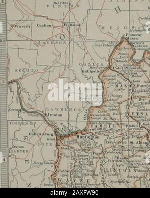Das Century Dictionary und die Cyclopedia, ein universelles Referenzwerk in allen Abteilungen des Wissens mit einem neuen Atlas der Welt. SIT^. Stockfoto