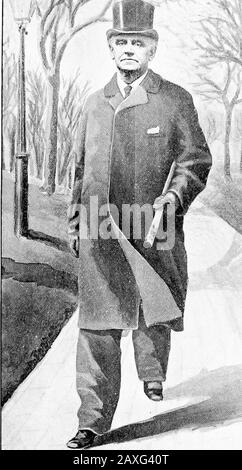 Phillips Brooks: Der Mann, der Prediger und der Autor, der auf der "Schätzung" basiert. Stockfoto