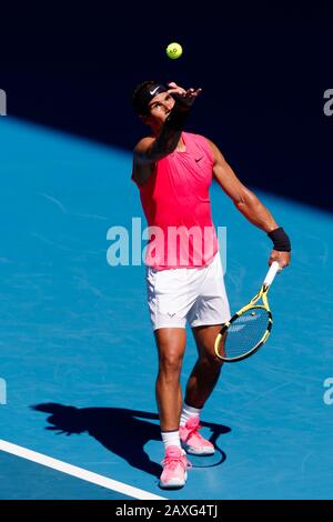 Rafael NADAL (ESP) bei den Australian Open 2020 Stockfoto