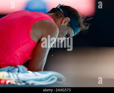 Rafael NADAL (ESP) bei den Australian Open 2020 Stockfoto