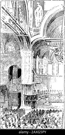 Phillips Brooks: Der Mann, der Prediger und der Autor, der auf der "Schätzung" basiert. EINE ECKE VON TRINITY, BOSTON. Stockfoto