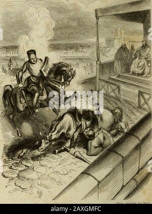 Histoire de Lille et de la Flandre wallonne. PARI", IINPI COMBAT DE LYDERICK ET PHTNAEITT HISTOIRE DE LILLE ET DK LA FLANDRE WALLONNE PAR VICTOR DEROBE TOME PREMIER LILLE LIBRAIRIE DE VANACKERE GRANDPLACE 51 D CCC ÏI VIII Stockfoto