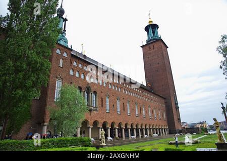 Stockholm / Schweden - 23. Juni 2012: Rathaus von Stockholm, Schweden Stockfoto