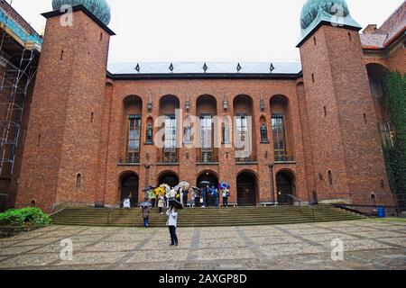 Stockholm / Schweden - 23. Juni 2012: Rathaus von Stockholm, Schweden Stockfoto