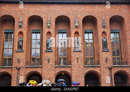 Stockholm / Schweden - 23. Juni 2012: Rathaus von Stockholm, Schweden Stockfoto