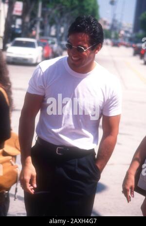 Westwood, Kalifornien, USA 9. Juli 1995 Schauspieler Dean Cain besucht Warner Bros. Pictures' 'Free Willys 2: The Adventure Home' Premiere am 9. Juli 1995 im Mann Village Theatre in Westwood, Kalifornien, USA. Foto von Barry King/Alamy Stock Photo Stockfoto