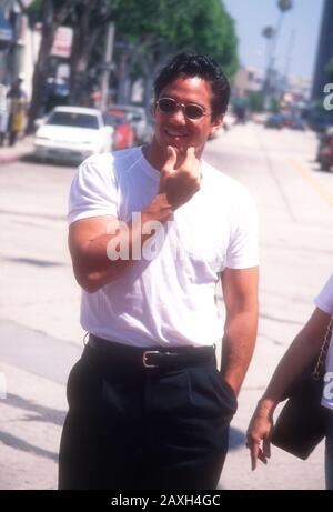 Westwood, Kalifornien, USA 9. Juli 1995 Schauspieler Dean Cain besucht Warner Bros. Pictures' 'Free Willys 2: The Adventure Home' Premiere am 9. Juli 1995 im Mann Village Theatre in Westwood, Kalifornien, USA. Foto von Barry King/Alamy Stock Photo Stockfoto