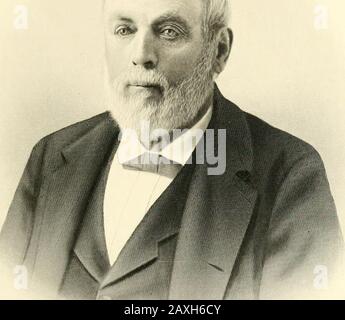 Die Vergangenheit und Gegenwart von Vermilion County, Illinois .. . mit Abraham Mann. Beide dieser Herren sind auf einer anderen Seite dieser Arbeit vertreten. Der Vater unseres Subjekts war als englischer John Smith bekannt, ein Titel, der ihn von einem anderen des Namens in HRS Teil von Illinois abhob. Für die Wirtschaft ist er in der Lage, Hunderte von Morgen an gut bewertbarem Bauernland zu besitzen und war einer der prominenten, einflussreichen und abtrünnigen Bauern und Erbauer dieser Anbauflächen. L]Ion das alte Gehöft A. G. Smithof dieses rexiew verbrachte die Tage seiner jungen Jugend. Es ist nicht schwer, sich vorzustellen, was für ein Junge er w- Stockfoto