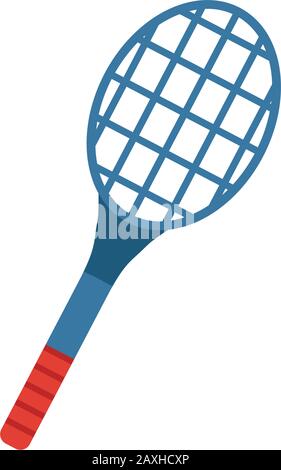 Tennissymbol. Einfaches Element aus der Sammlung von Sportgeräten. Creative Tennissymbol ui, ux, Apps, Software und Infografiken. Stock Vektor