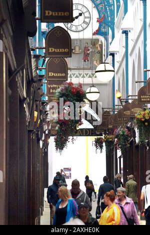 Thorntons Arcade, Briggate in Leeds Stockfoto