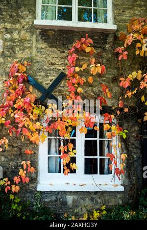 Englische Cotswold Stadt Woodstock. Stockfoto