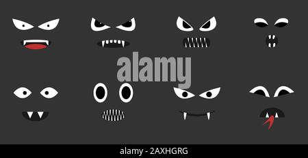 Vektor Cartoon Monster Stock Vektor