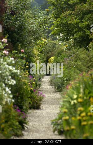 Gärten von Burton Agnes Hall, Driffield, East Yorkshire Stockfoto