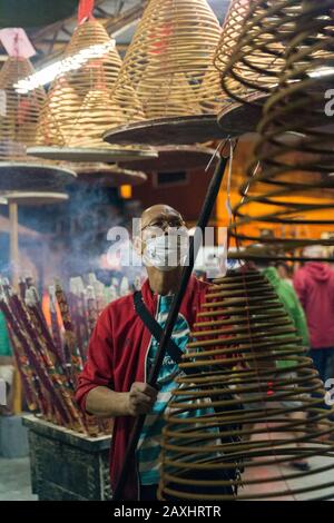 Chinesisches Neujahr 2020, Lamma Island, Hongkong Stockfoto