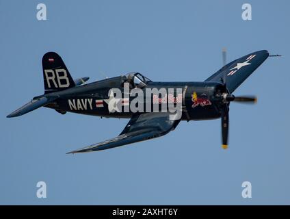 Red Bull Chance Vought F4U-4 Corsair Stockfoto