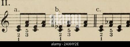 Mein System des übens für Geige und Lavier auf psycho-physiologischer grundlinie . B. * 1J i=t# i In allen Tonarten zu üben. #-^j^J-PJ Bij!i 1 -^In allen Tonarten zu üben. D. 2 3 1 tti%H±n In allen Tonarten zu üben. 2 31 47 Intervallfixierungen. Wie die Terzen zu üben. Bei einigen ist der Fingersatz anzuwende, wie die Anzeige- tung. III 3 4 1 2 Stockfoto