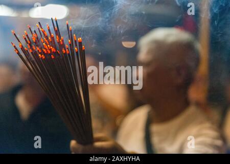 Chinesisches Neujahr 2020, Lamma Island, Hongkong Stockfoto