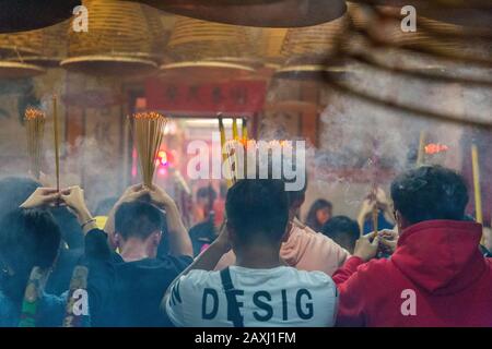 Chinesisches Neujahr 2020, Lamma Island, Hongkong Stockfoto