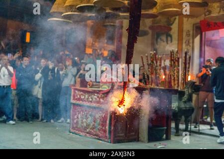 Chinesisches Neujahr 2020, Lamma Island, Hongkong Stockfoto