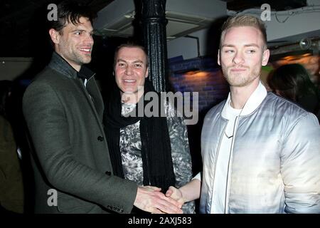 New York, NY, USA. Februar 2015. Loris Diran bei der Feier für Designer Loris Diran's Debüt Als Erster amerikanischer Designer, Der Auf Den Laufbahnen der Hong Kong Fashion Week in Troy Liquor Bar auftritt. Kredit: Steve Mack/Alamy Stockfoto