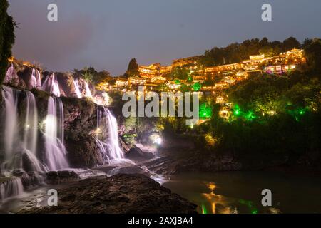 Das Furongzhen Wasser in Hunan China Stockfoto